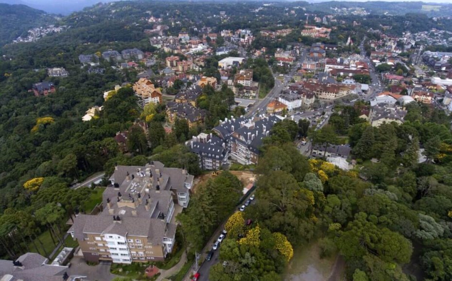 Gramado - Vista Aérea da av. das Hortencias