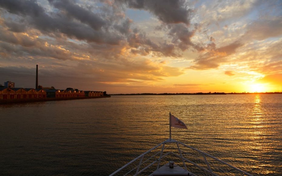 Porto Alegre - Por do Sol no Guaiba